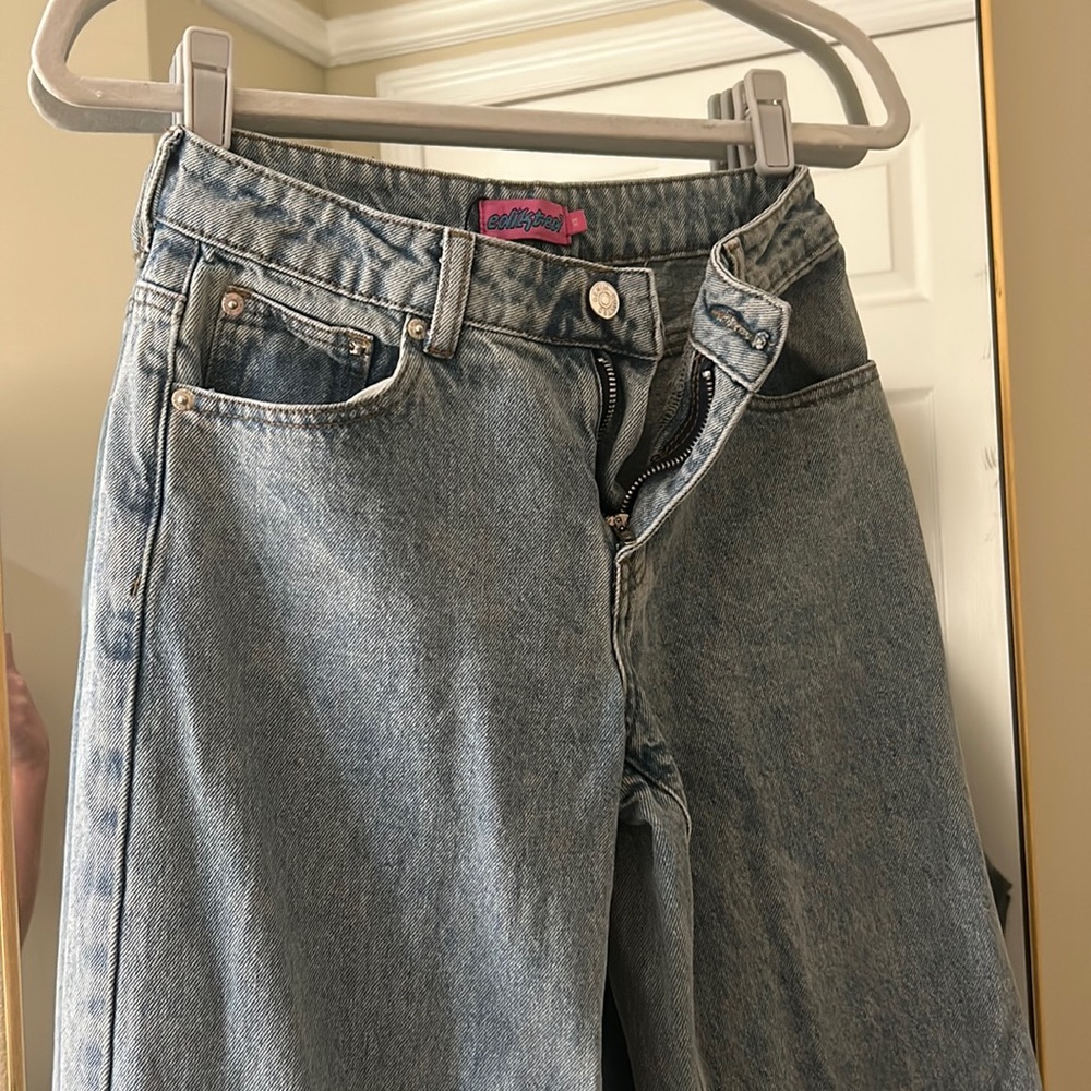 edikted washed jeans (lowrise)